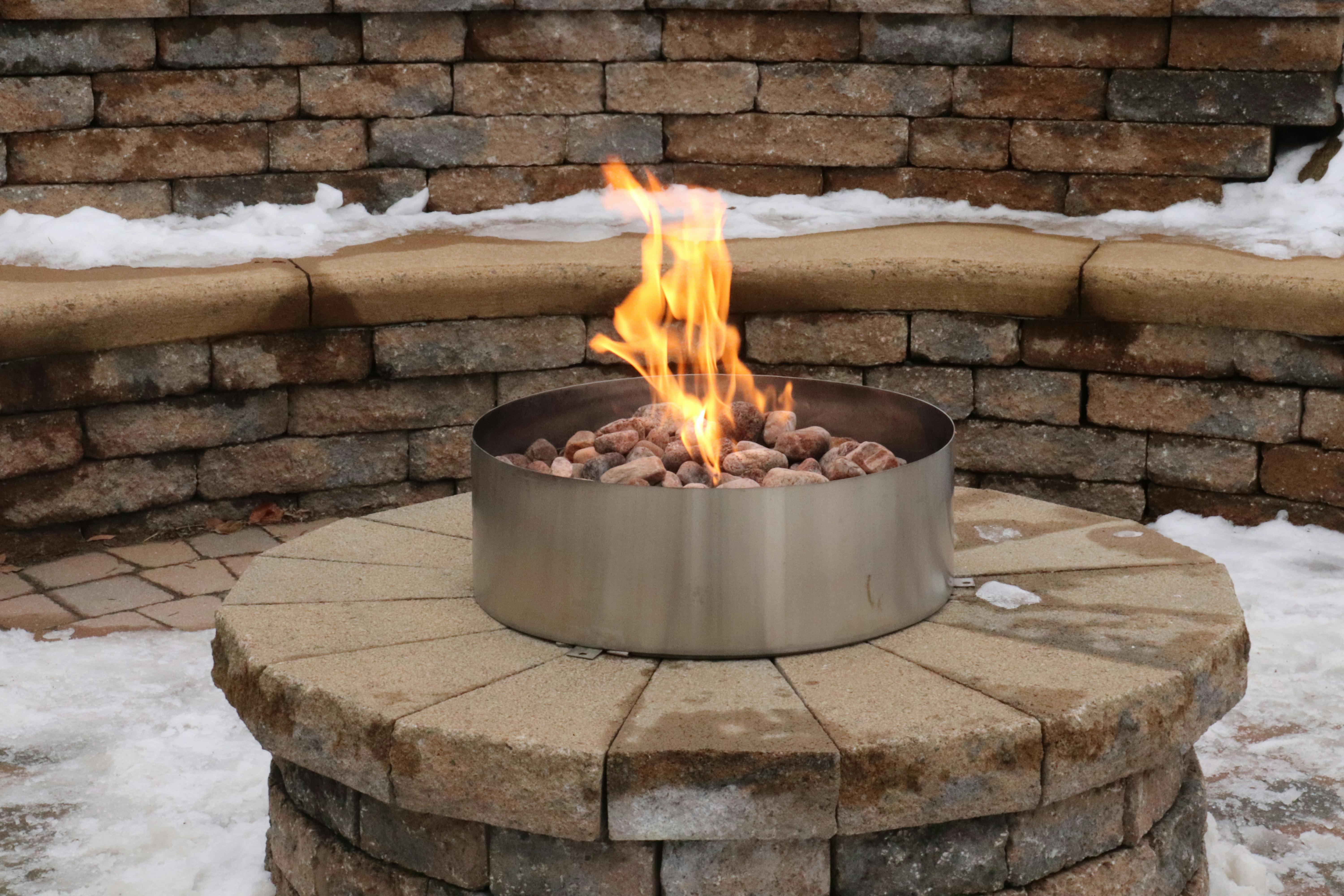 Backyard Patio & Fire Pit